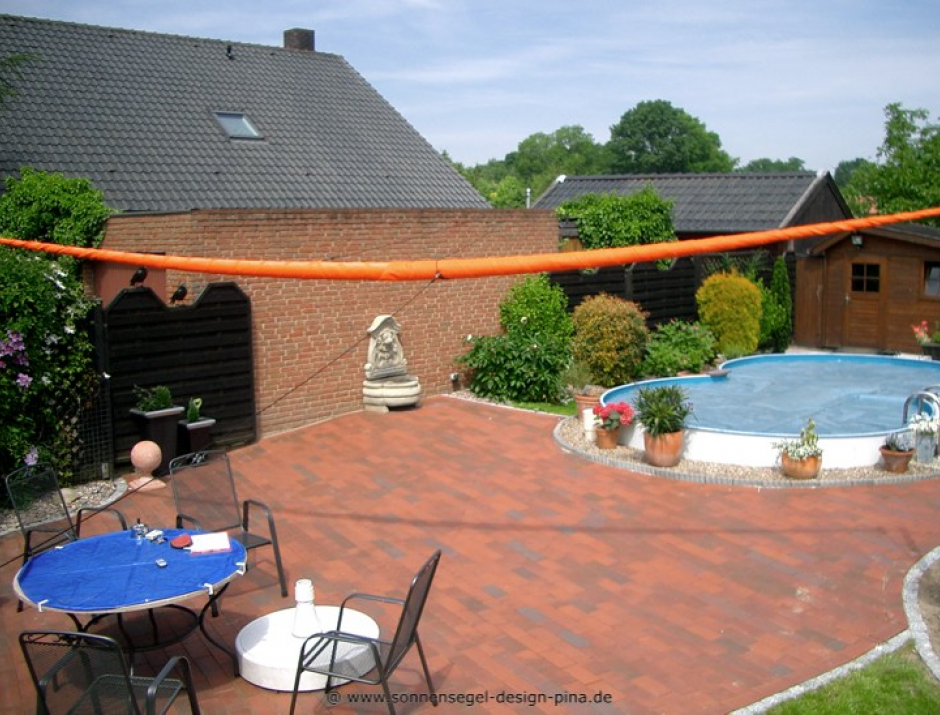 Bielefeld V. – Sonnensegel Gartenterrasse