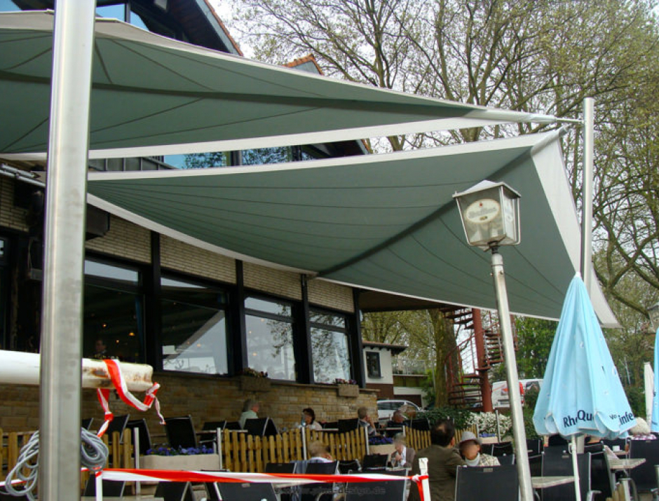 Voerde "Arche" Sonnensegel Restaurant Außenterrasse 