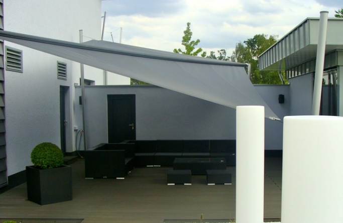 Kamen Sonnensegel Dachterrasse