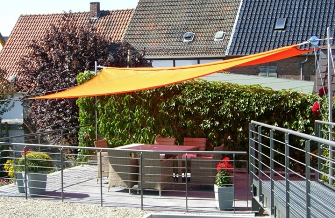 Geseke Sonnensegel Dachterrasse