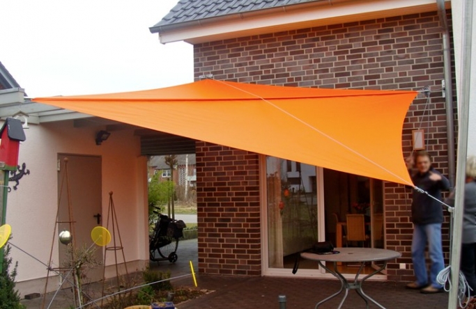 Warendorf Sonnensegel Terrasse