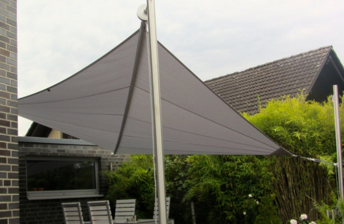 Oelde – Sonnensegel Terrasse