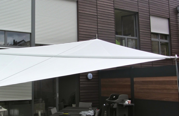 Recklinghausen Sonnensegel über Terrasse