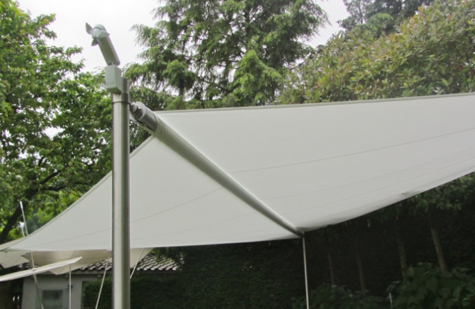 Ibbenbüren - Sonnensegel über Gartenterrasse